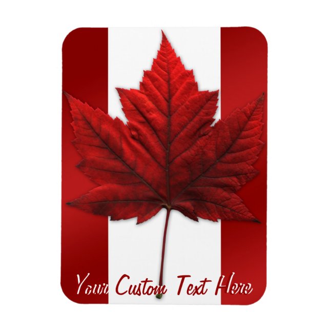 Canada Flag Magnet Canada Personalized Magnet (Vertical)