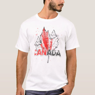 Canada Flag Maple Leaf Canadian Symbol Country Can T-Shirt