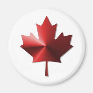 Canada Flag Maple Leaf Magnet