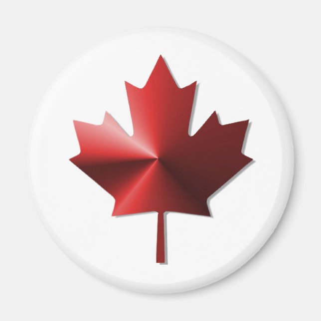 Canada Flag Maple Leaf Magnet (Front)