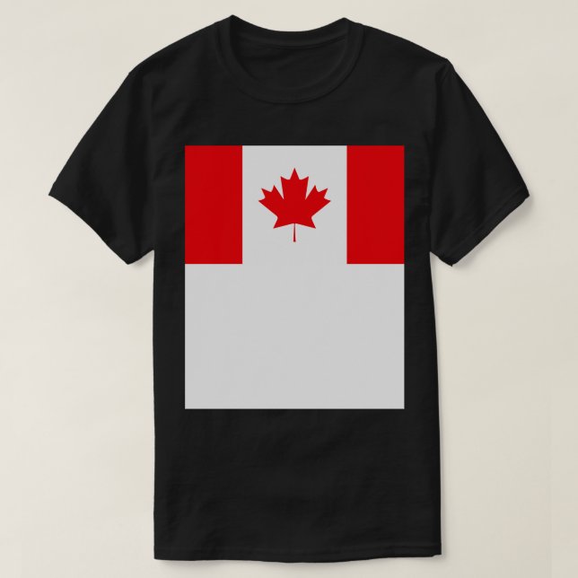 Canada Flag Minimalist T-Shirt (Design Front)