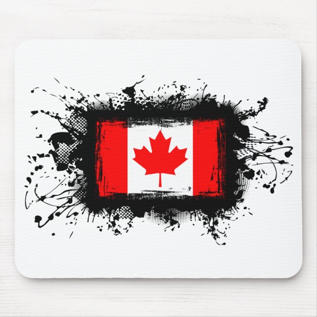 Canada Flag Mouse Pad (Front)