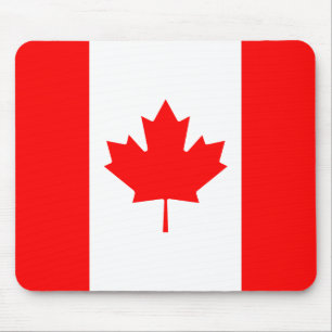 Canada flag mouse pad