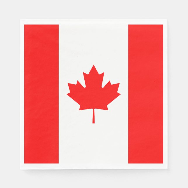 Canada flag napkin (Front)