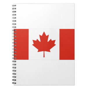 canada flag notebook