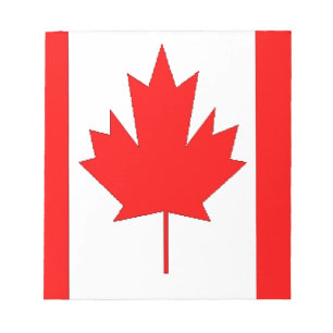 Canada flag notepad