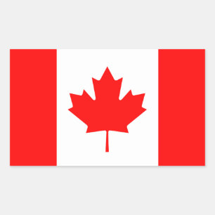 Canada flag patriotic sticker