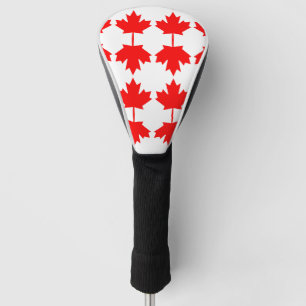 Canada flag pattern golf head cover
