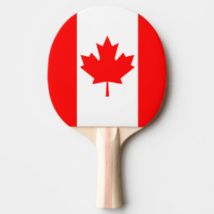 Canada Flag Ping Pong Paddle