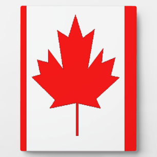 Canada flag plaque