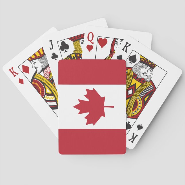 Canada Flag Playing Cards (Back)