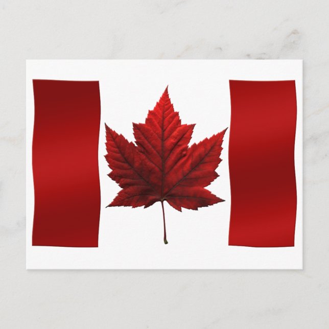 Canada Flag Postcards Canadian Souvenir Postcards (Front)