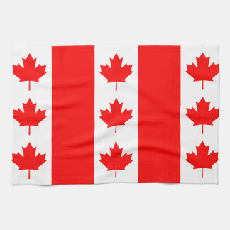Canada Flag Proudly Canadian Oh Canada! Nation Kitchen Towel