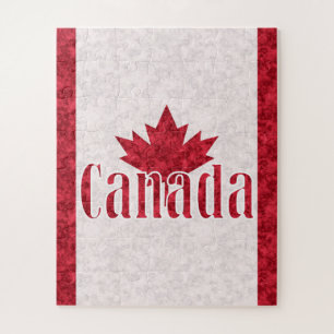 Canada, flag shower  jigsaw puzzle