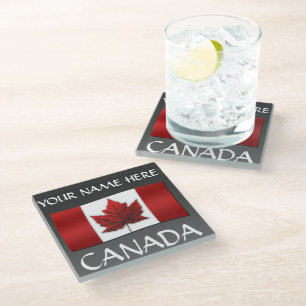 Canada Flag Souvenir Coaster Custom Canada Coaster