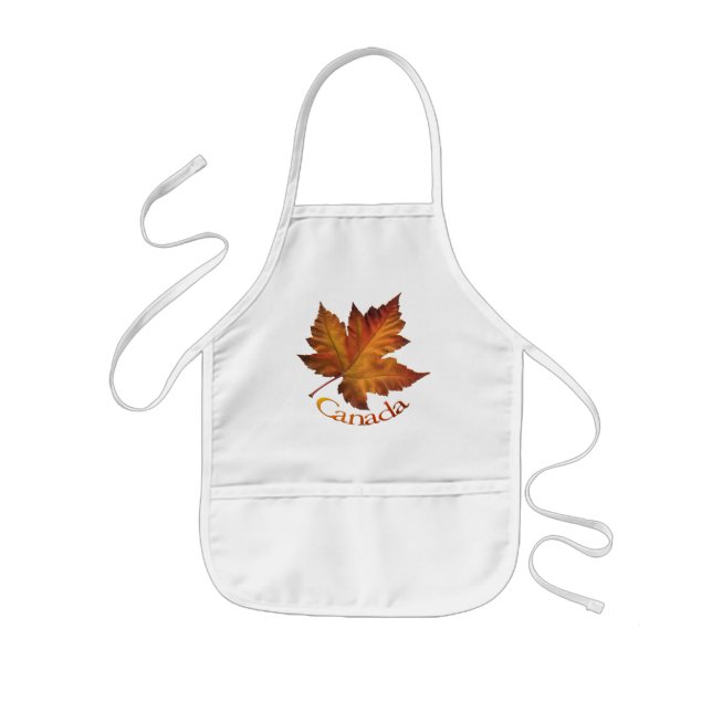 Canada Flag Souvenir Kids Apron Canada Souvenir (Front)