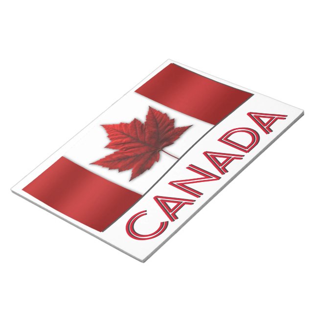 Canada Flag Souvenir Notepad Canada Gifts (Angled)