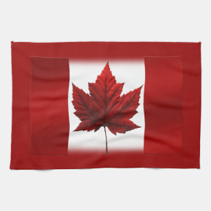 Canada Flag Souvenir Towel Canada Tea Towel Decor