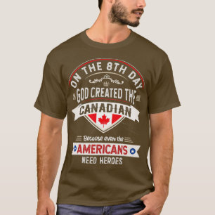 Canada Flag Souvenirs for Canadians Men  Women  T-Shirt