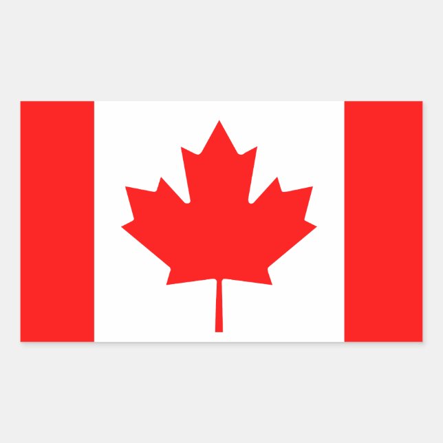 Canada Flag Sticker (Front)