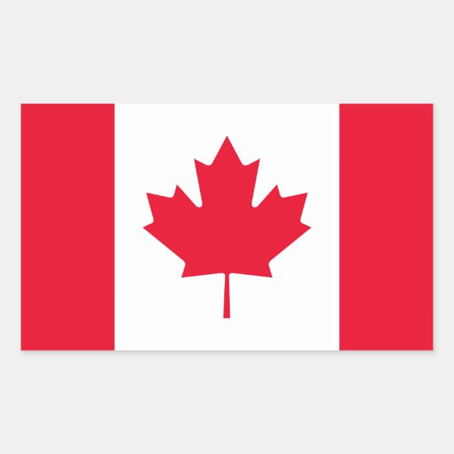 Canada Flag Sticker (Front)