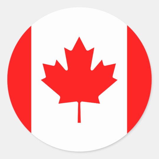 Canada Flag Sticker Zazzle.ca