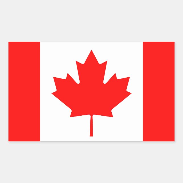 Canada Flag Sticker (Front)