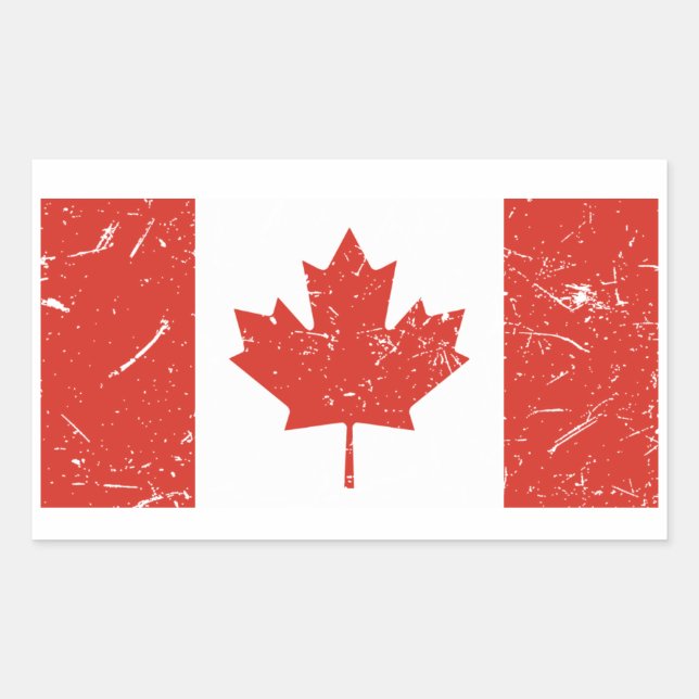 Canada Flag Sticker (Front)