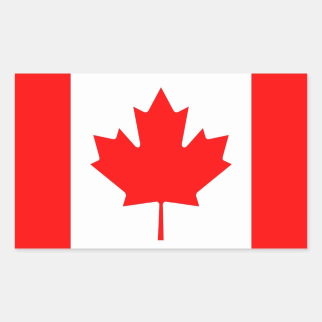 Canada Flag Sticker (Front)