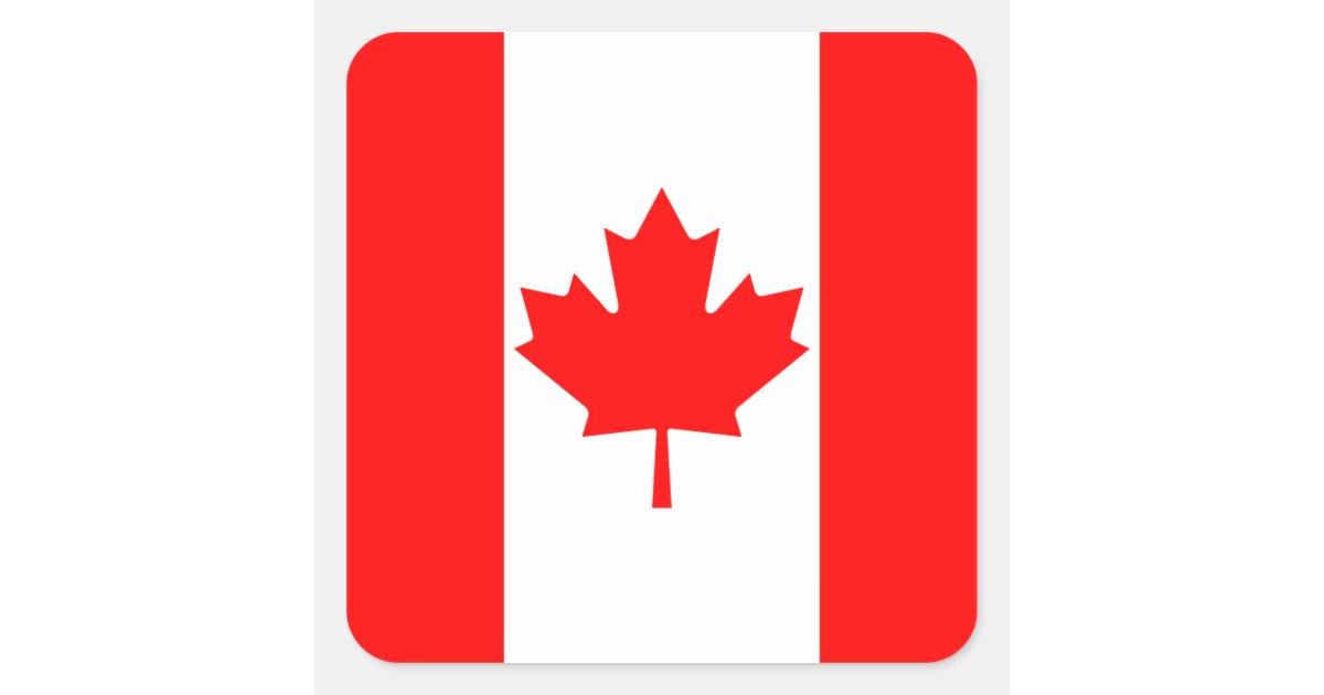 Canada Flag Sticker Zazzle