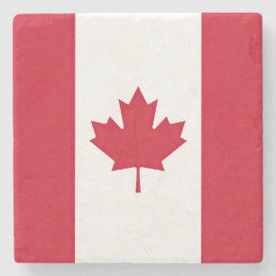 Canada Flag Stone Coaster
