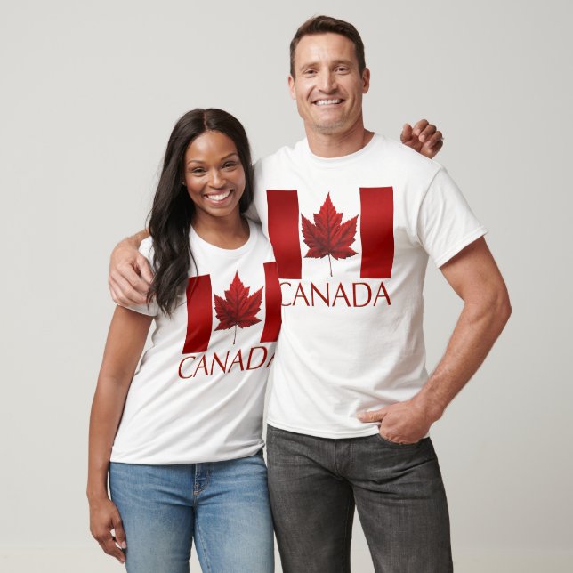 Canada Flag T-shirts Souvenirs Canada Sports Shirt (Unisex)