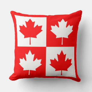 Canada flag throw pillow