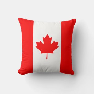 Canada flag throw pillow
