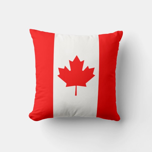 Canada flag throw pillow (Front)