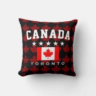 Canada Flag Toronto Maple Leaf Throw Pillow