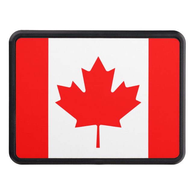Canada Flag Trailer Hitch Cover (Front)