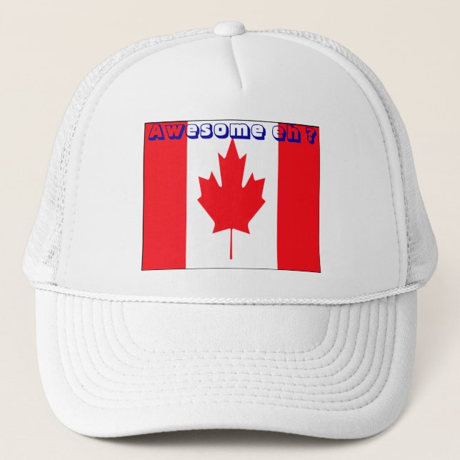 Canada flag trucker hats (Front)