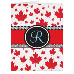 Canada Flag Unique Abstract Budget Monogram
