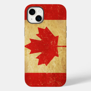Canada Flag Vintage Design Case-Mate iPhone 14 Plus Case