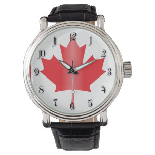 Canada flag watch