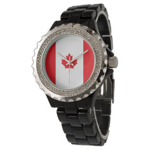 Canada flag watch