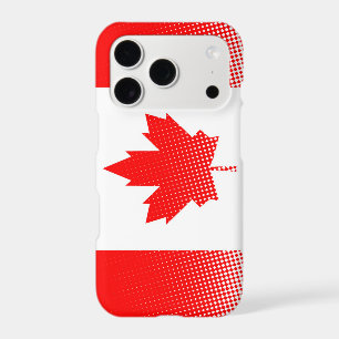 Canada Flag With Halftone Effect