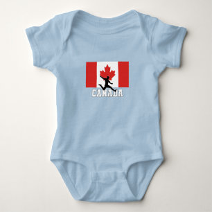 Canada Football Soccer National Team Baby Bodysuit