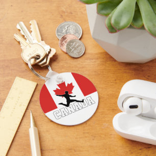Canada Football Soccer National Team Keychain