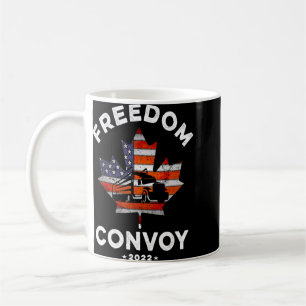 Canada Freedom Convoy 2022 Canadian Truckers Suppo Coffee Mug