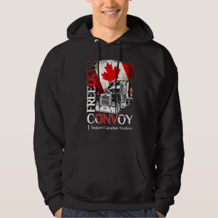Canada Freedom Convoy 2022 Canadian Truckers Suppo Hoodie