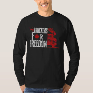 Canada Freedom Convoy 2022 Canadian Truckers Suppo T-Shirt