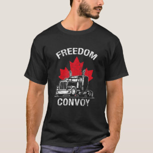 Canada Freedom Convoy 2022 Canadian Truckers Suppo T-Shirt