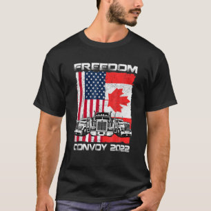 Canada Freedom Convoy 2022 Canadian Truckers Suppo T-Shirt